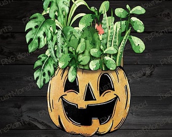Plant PNG, Halloween And Plants PNG, Plant Gift, Plant Lover, Plant Lover Gift, Plant Mom, Plant Mom Gift, Gift For Planter, Plant Lady Gift