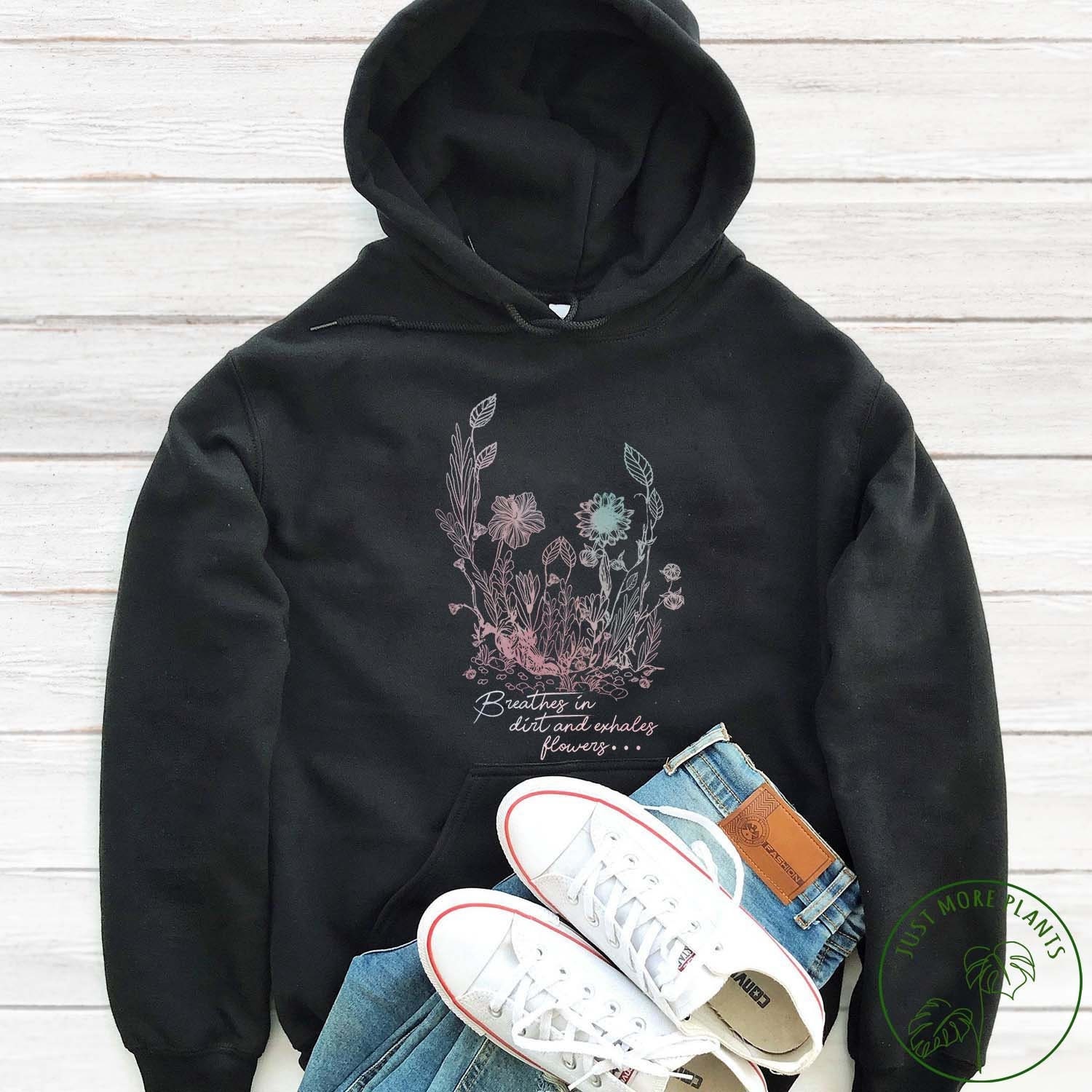 【GRAVER】24FW★ Side Hood Flower Hoodie UNISEX] Side Hood Flower Hoodie - GRAVER | 60% - Asian