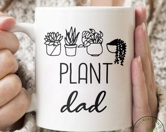 Plant Mug, Plant Dad Mug, Plant Gift, Plant Lover, Plant Lover Gift, Plant Mom, Plant Mom Gift, Gift For Planter, Plant Lady Gift