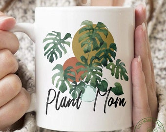 Plant Mug, Plant Mom Mug, Plant Gift, Plant Lover, Plant Lover Gift, Plant Mom, Plant Mom Gift, Gift For Planter, Plant Lady Gift