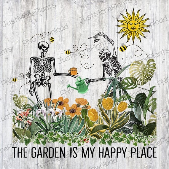 Garden PNG the Garden is My Happy Place PNG Garden Gift Etsy