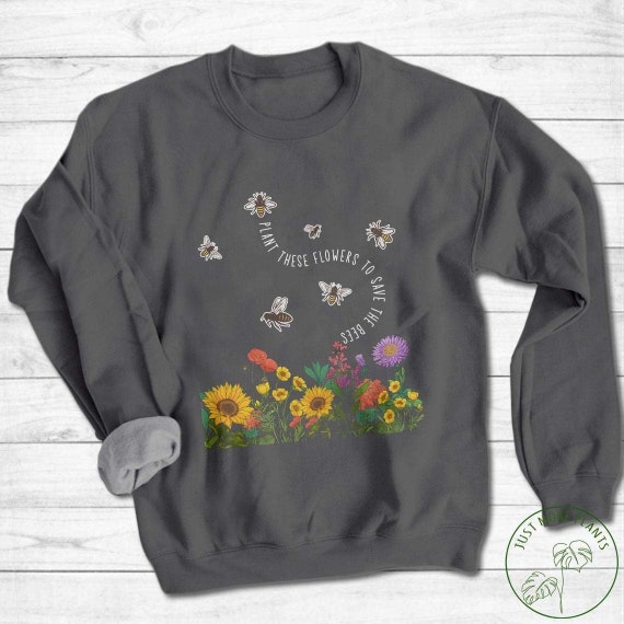 Plant These Save The Bees Floral Flower T Shirt Plant These Save The Bees Floral Flower T Shirt