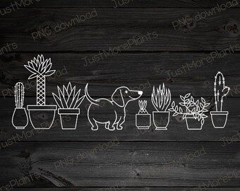 Plant PNG, My Plants And Dog PNG, Plant Gift, Plant Lover, Plant Lover Gift, Plant Mom, Plant Mom Gift, Gift For Planter, Plant Lady Gift