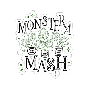 Plant Sticker, Monstera Mash Sticker, Plant Gift, Plant Lover, Plant Lover Gift, Plant Mom, Plant Mom Gift, Gift For Planter