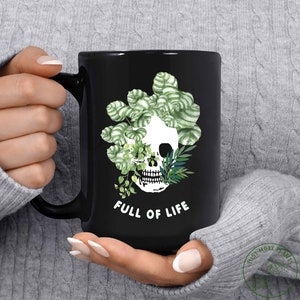Plant Mug, Full Of Life Mug, Plant Gift, Plant Lover, Plant Lover Gift, Plant Mom, Plant Mom Gift, Gift For Planter, Plant Lady Gift