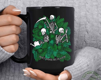 Plant Mug, Don't Touch My Plants Mug, Plant Gift, Plant Lover, Plant Lover Gift, Plant Mom, Plant Mom Gift, Gift For Planter