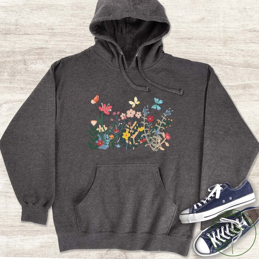 [GRAVER]★oddsmile LOGO FLOWER HOODIE Designer fashion, Seoul-fully created | W Concept