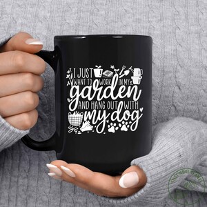 Gartenbecher, ich möchte nur in meiner Gartenbecher arbeiten, Gartengeschenk, Gartenliebhaber Geschenk, Gartenliebhaber Geschenk, Gartenliebhaber Geschenk