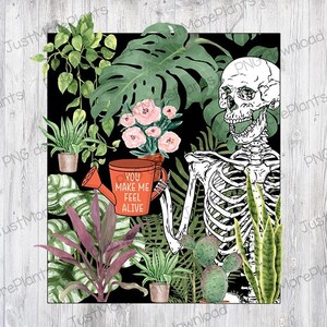 Pianta PNG, mi fai sentire vivo PNG, Regalo per le piante, Amante delle piante, Regalo per gli amanti delle piante, Mamma delle piante, Regalo della mamma delle piante, Regalo per la fioriera