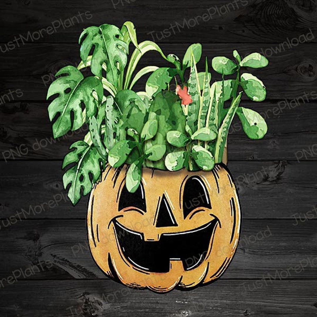 Plant PNG, Halloween and Plants PNG, Plant Gift, Plant Lover, Plant ...