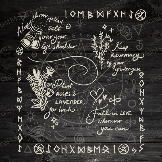 Garden PNG, Practical Magic PNG, Garden Gift, Gardening Gift, Garden Lover, Garden Lover Gift, Gardening Lover, Gardener Gift Idea