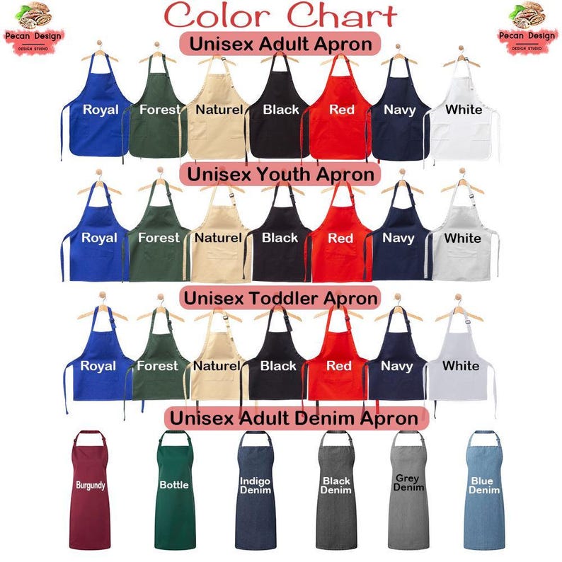 Personalized Kitchen Apron for Women, Cute Cooking Apron, Baking Apron ...