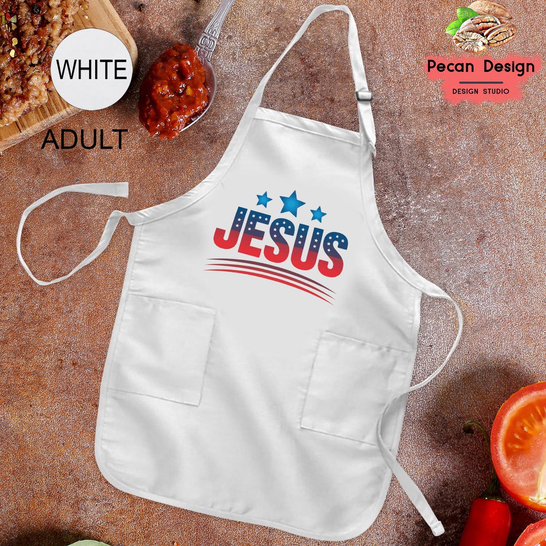 Jesus Patriotic Faith Graphic Apron: USA Flag Cross, A268 - Etsy