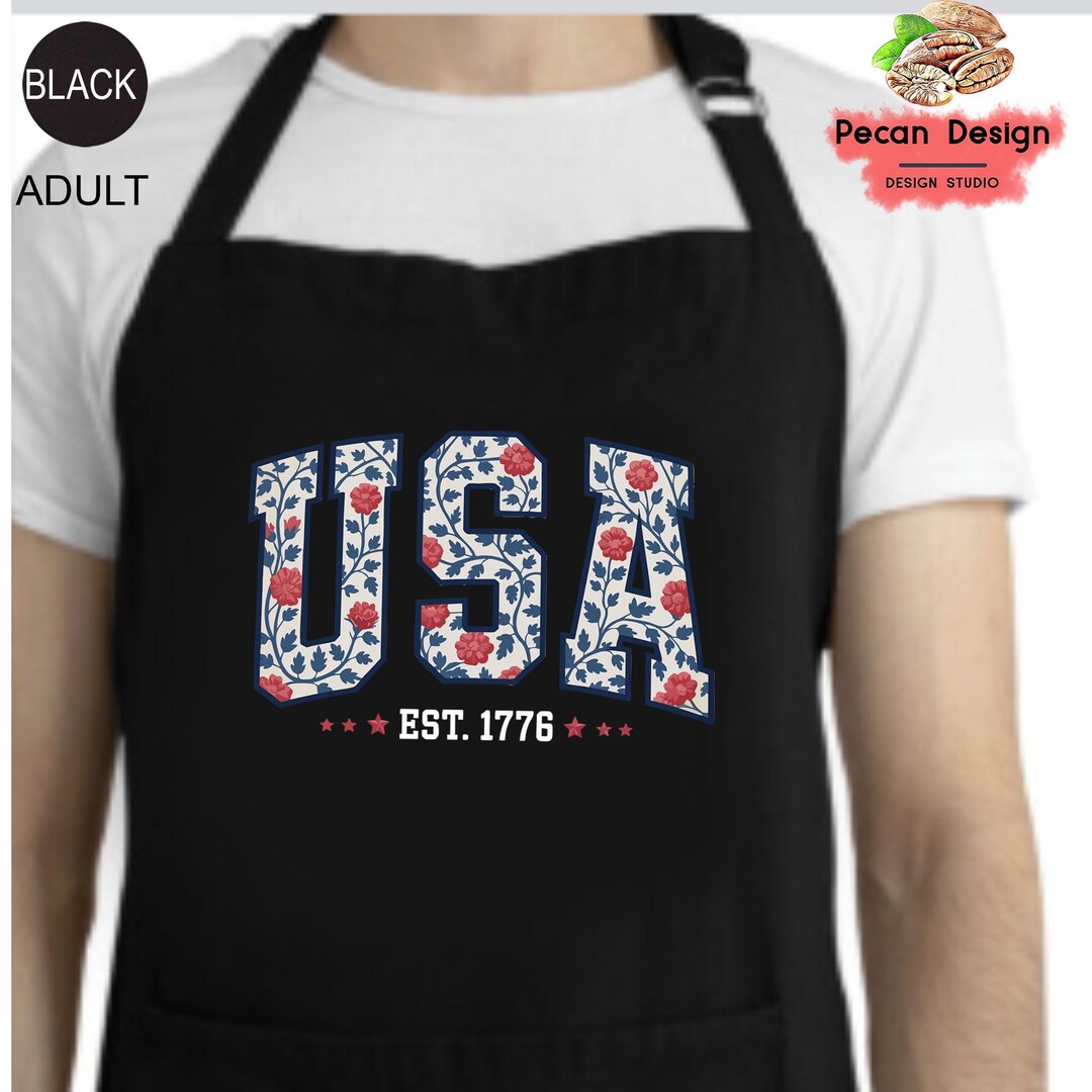 USA Flag Apron American Flag Star Apron Patriotic Apron 4th of July ...