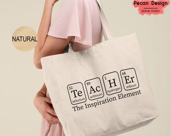 Teacher Tote Bag Gift, Funny Teacher Tote Bags, Teacher Shopping Bag, Gift for Teacher, Best Teacher Tote Bag, Canvas Teacher Tote Bag, T143