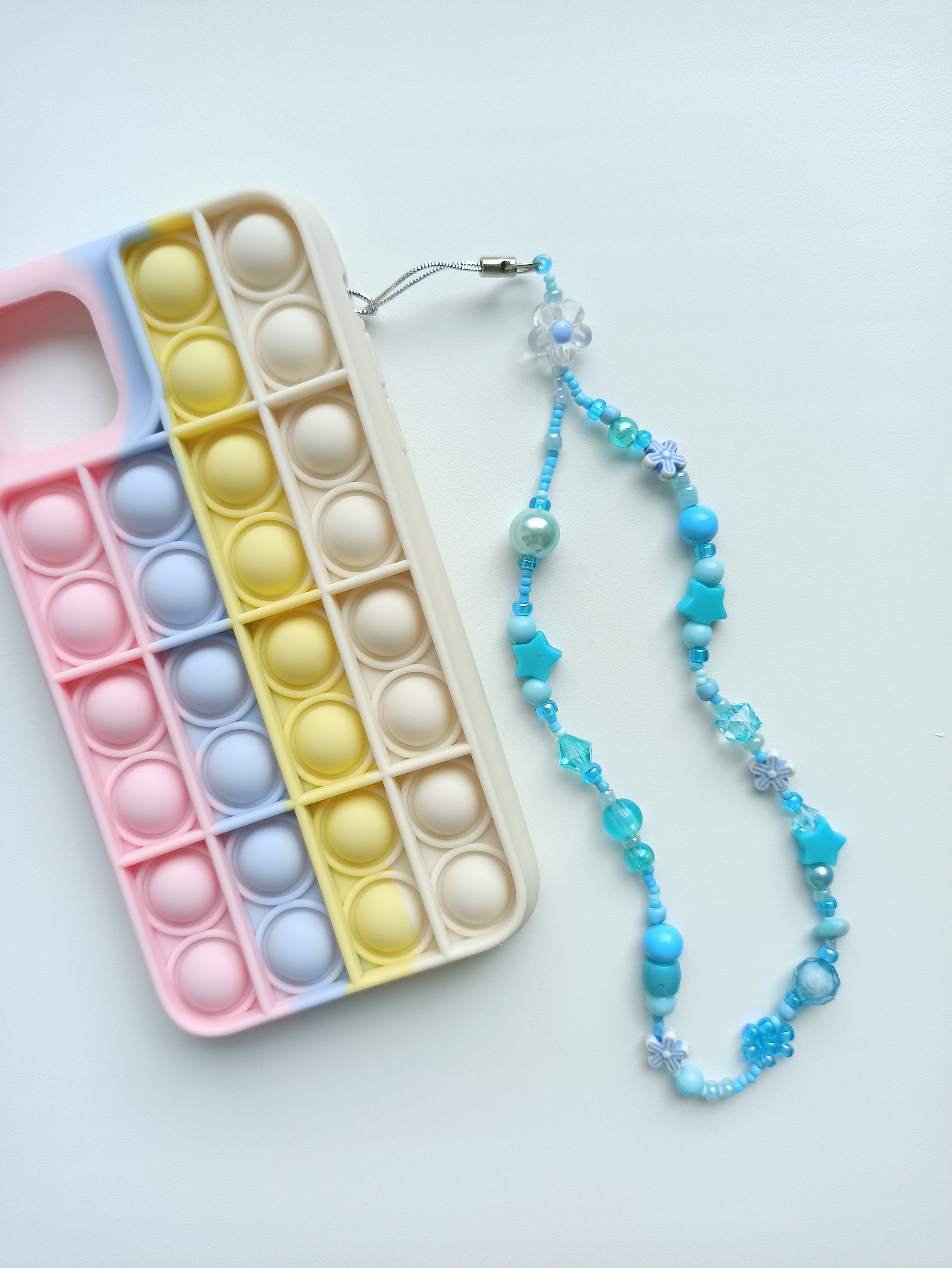 Kristallstein Handykette 3er Set - Universal Handy Lanyard Mit Karabiner