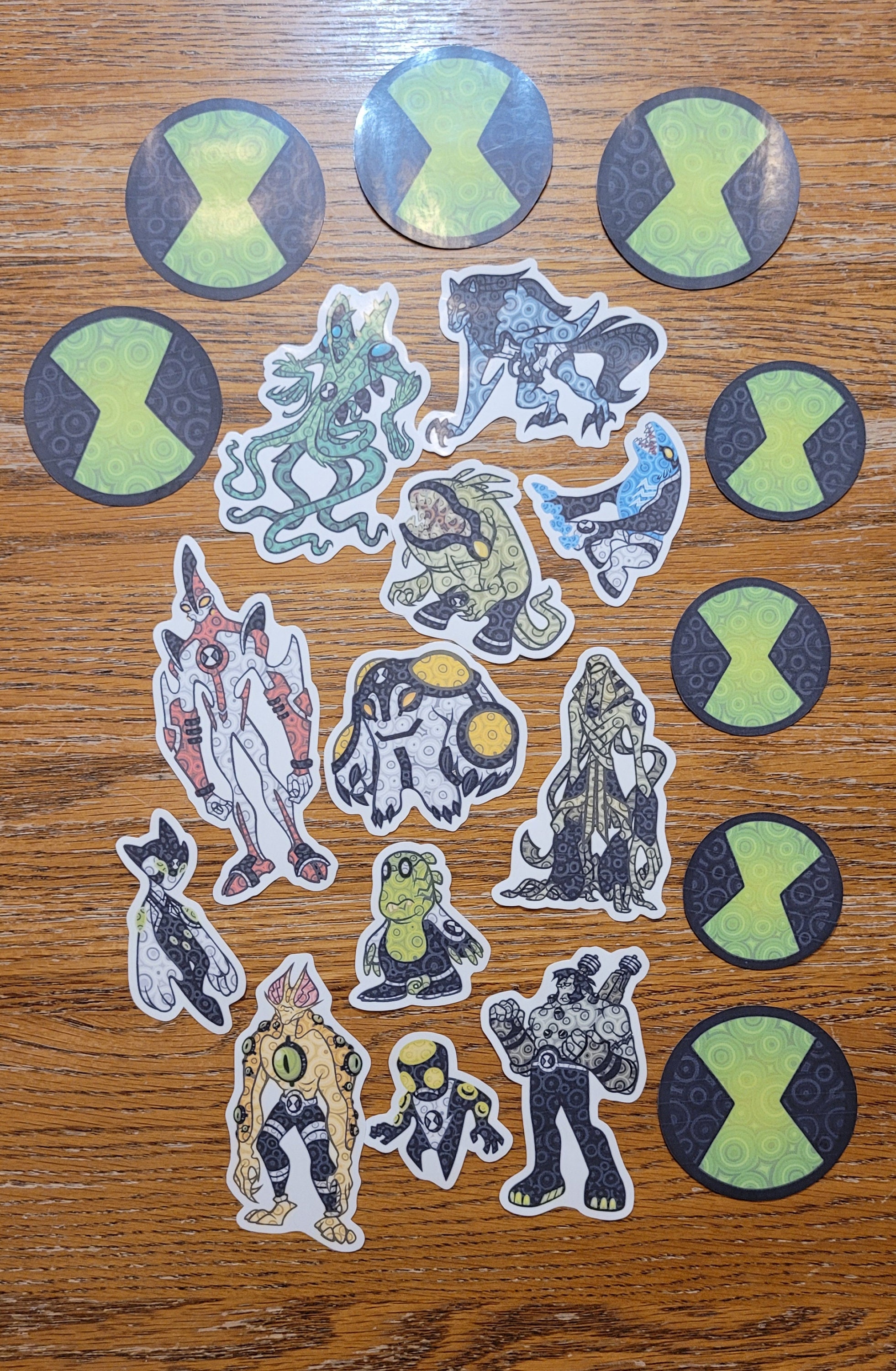 Ben 10 #32 - Alien X (Black) Sticker for Sale by Bluefooted