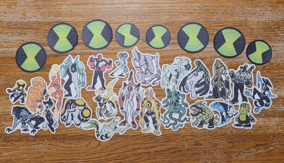 Ben 10 Original Series Alien Stickers 