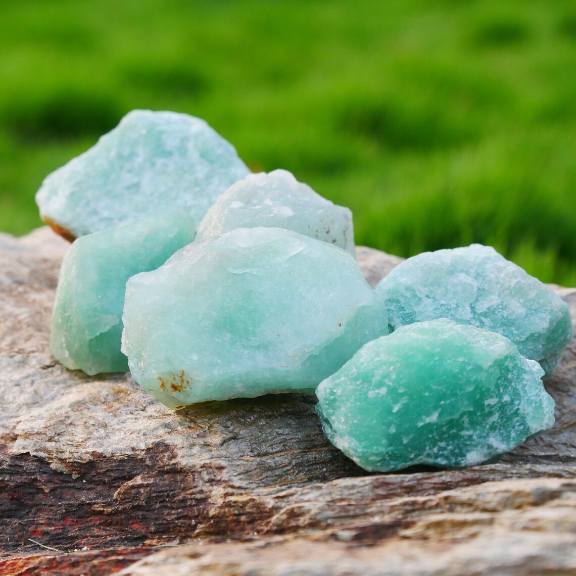 Large Raw Green Jade Chunks Natural Green Jade Raw Green Etsy