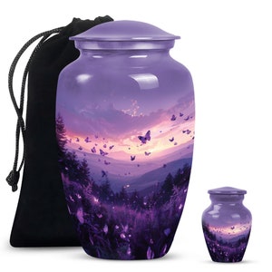 Customizable butterfly memorial urn