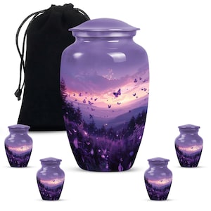 Decorative urn for ashes