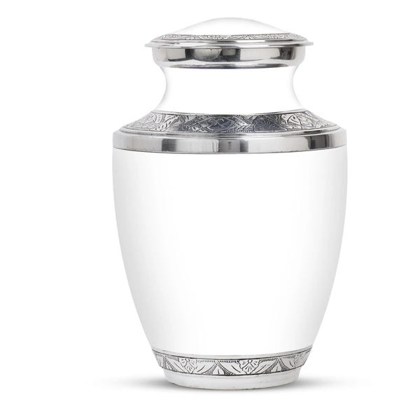 Custom Urn for Ashes - Personalized Urns for Human Ashes - Image and Text Personalized