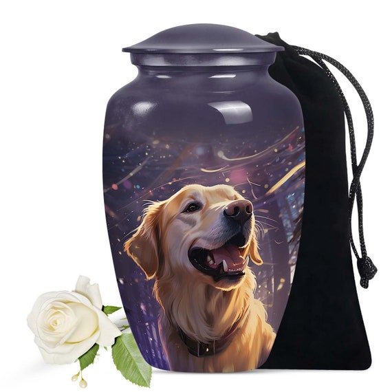 Dog Urns for Human Ashes Adult - 1-200 Cubic inches Urns for Ashes Adult Female Mom, Male - Large Human Urn, Personalized Dog Urn for Pets