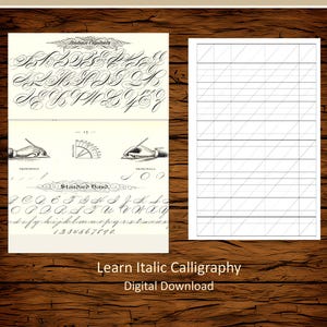 Victorian Italic Calligraphy Alphabet | Complete Practice Course | Italian Capitals Script | Ames Penmanship