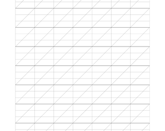 Genkouyoushi Practice Paper Kanji Handwriting Printable Download 8.5 X ...