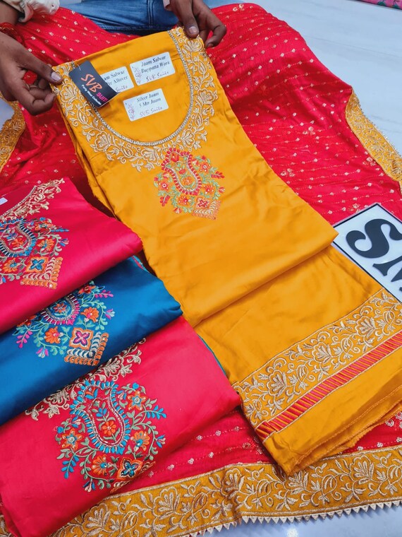 punjabi handwork suit