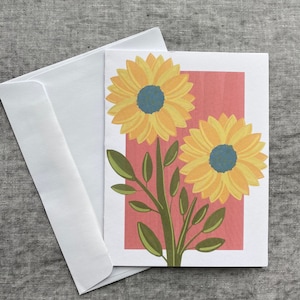 Tournesol - Ensemble de cartes de 10 notes