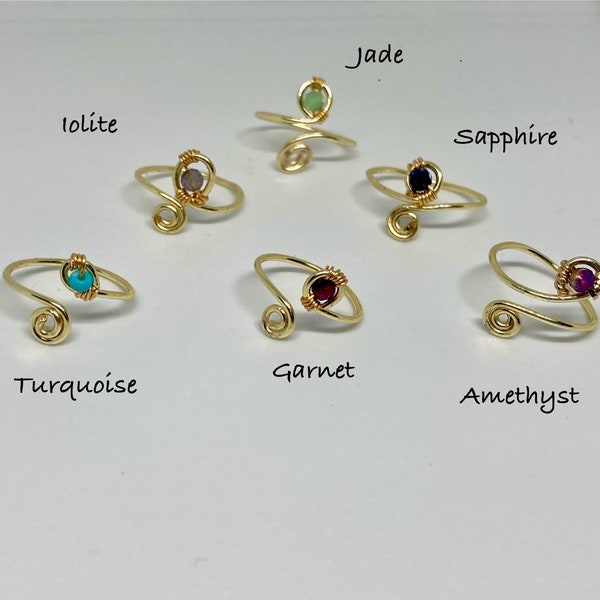 Gold/Rose Gold Toe rings, Special price for limited time only, Adjustable Toe Ring, Minimalist Ring, Midi Ring, Gold Toe Ring, Opal Toe Ring