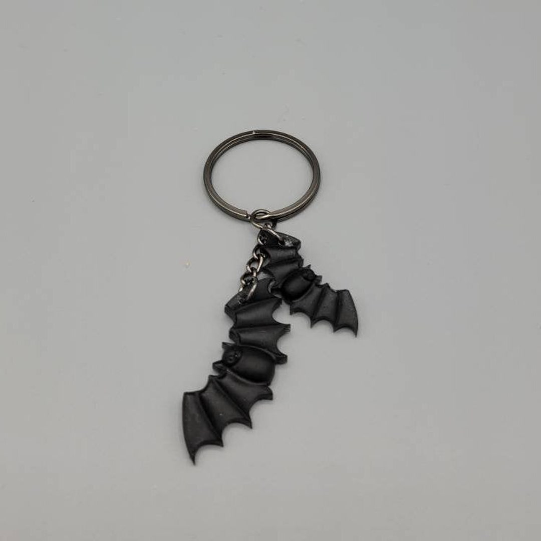Bat Keychain - Etsy