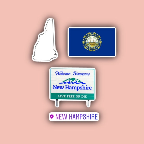 New Hampshire Sticker Pack - NH - New Hampshire