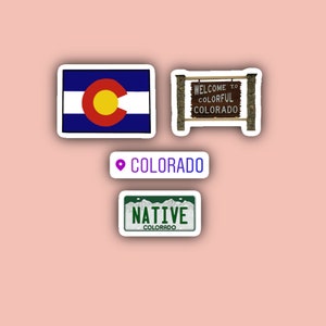 Colorado Sticker Pack - Colorado - Denver - Colorado Stickers - Welcome Sign