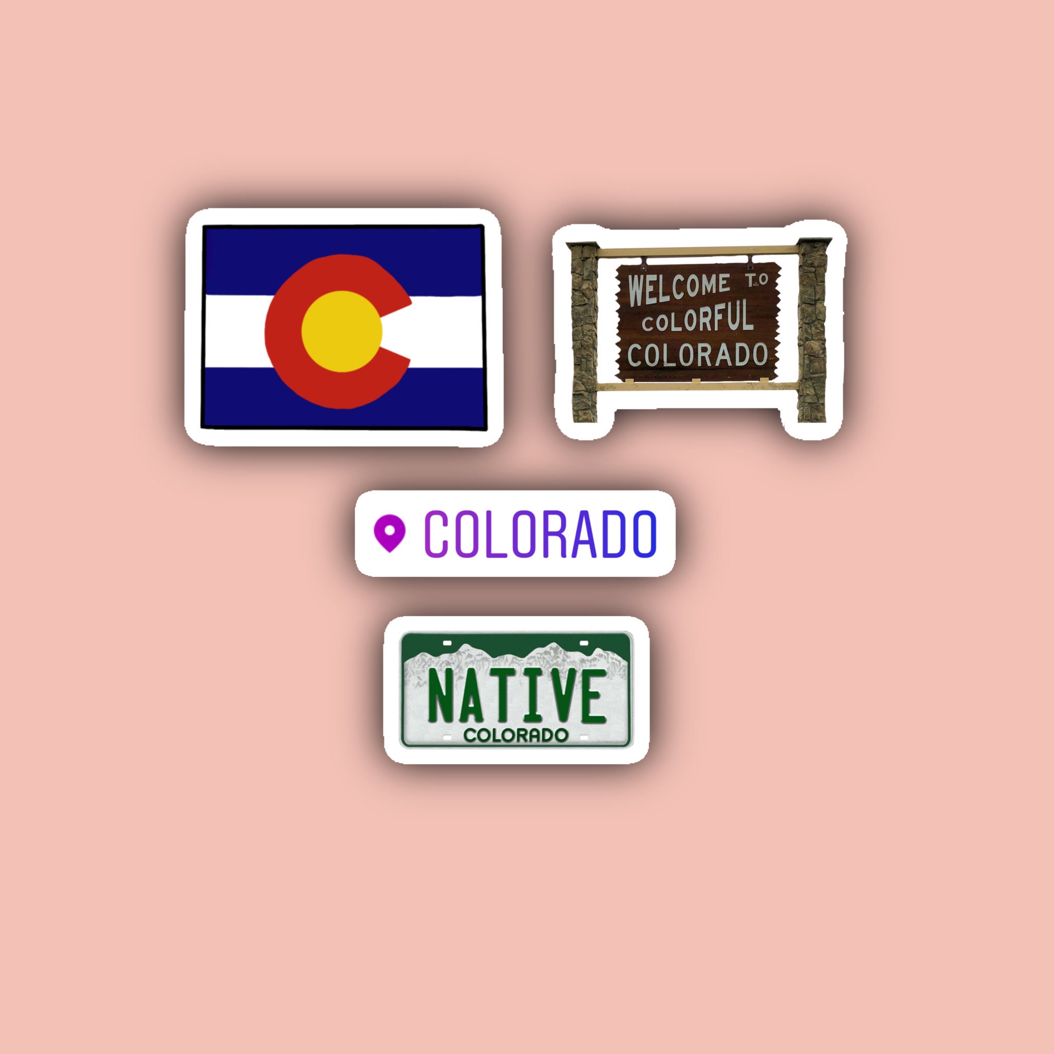 Colorado Sticker Pack - Colorado - Denver - Colorado Stickers - Welco…