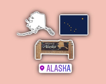 Alaska Sticker Pack - Alaska - Anchorage Alaska - Alaska Stickers