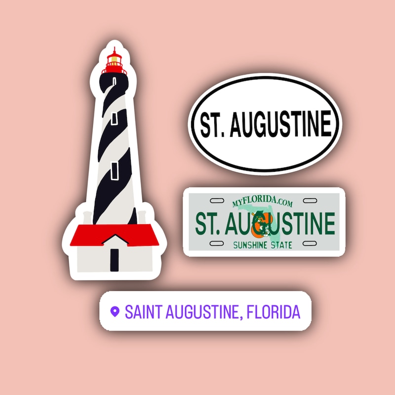 Stuart Florida Sticker St Augustine - Etsy