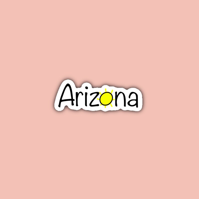 Arizona Sticker Pack AZ Arizona Arizona Stickers - Etsy