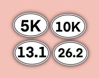 Race Milestones Stickers - Sticker Pack - Runner Stickers - Race - Running