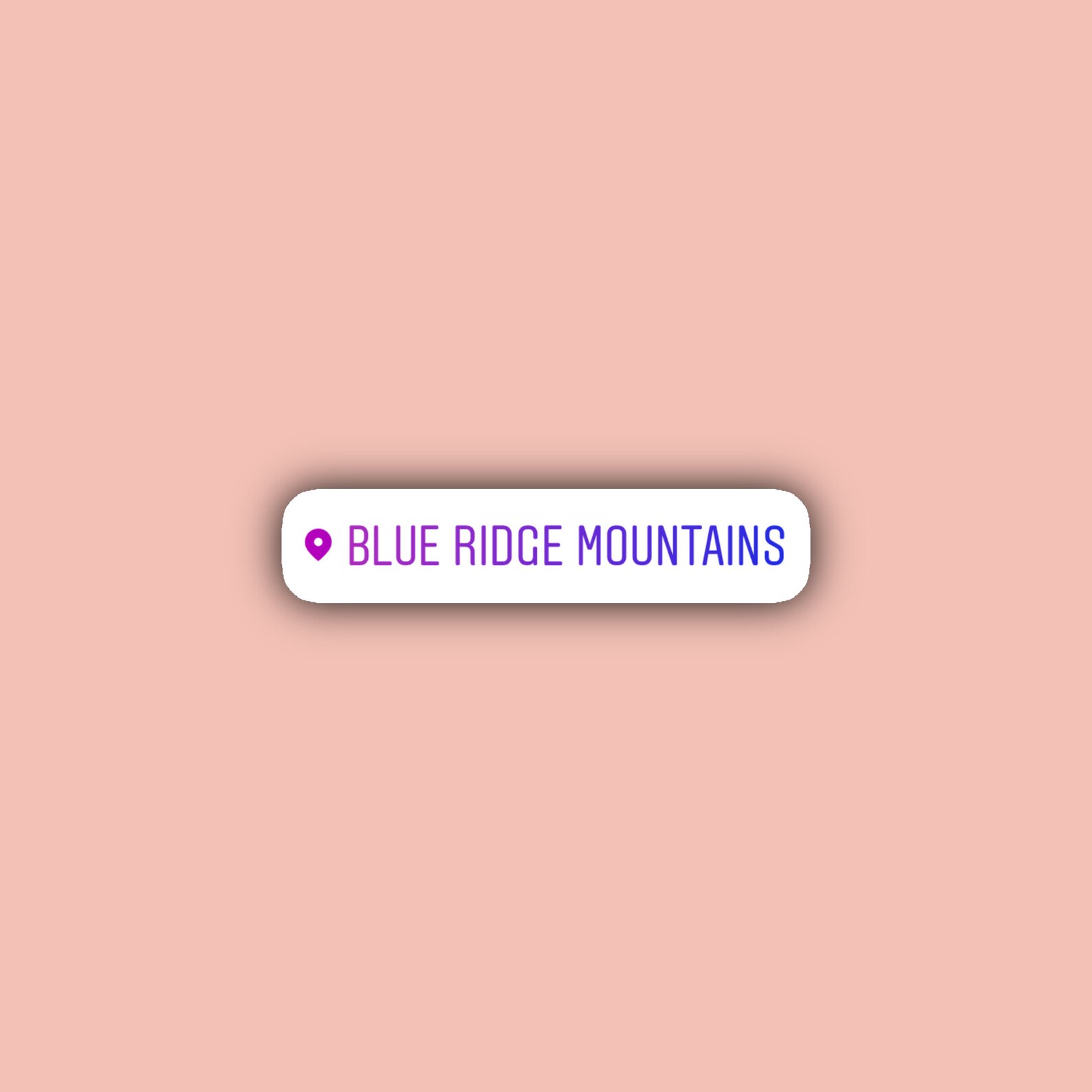 Blue Ridge Mountains Sticker Pack Blue Ridge Parkway - Etsy