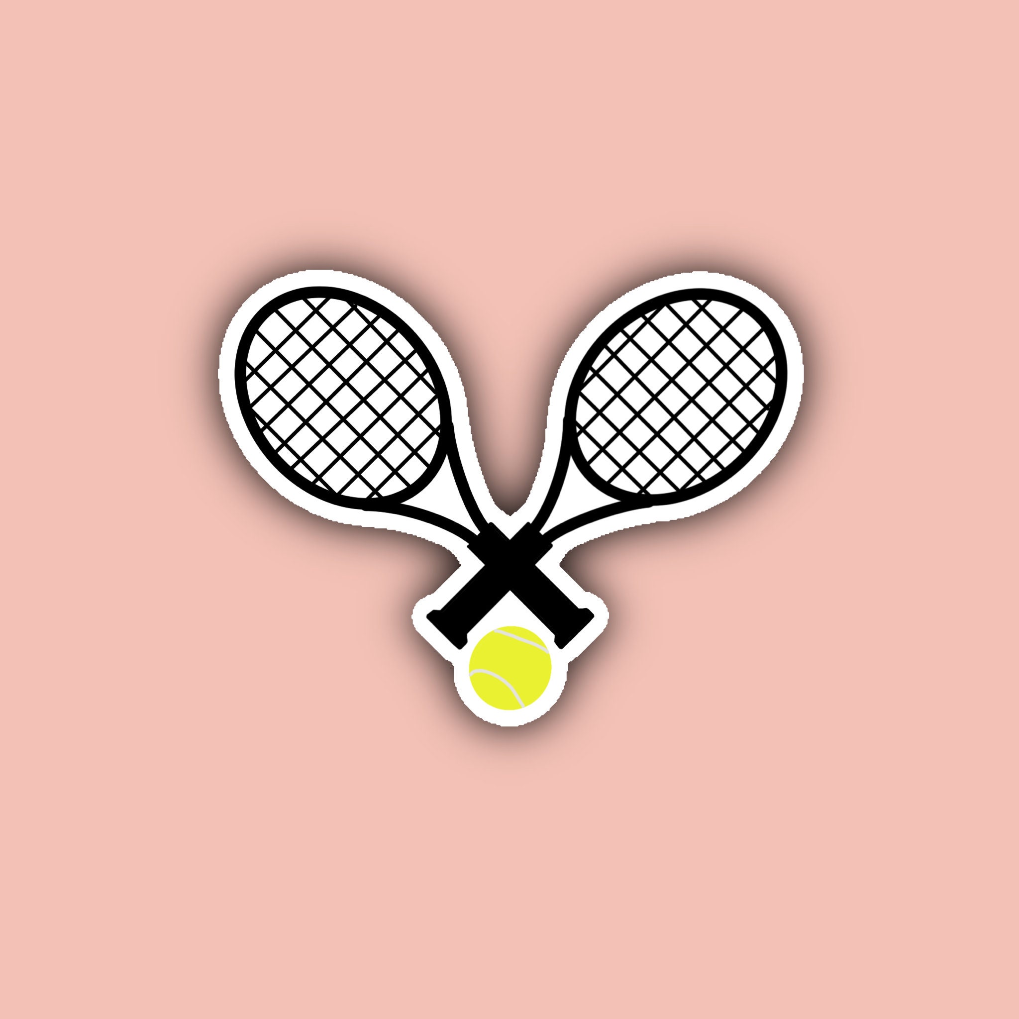Tennis Sticker Pack Tennis raquet tennis ball Sports Etsy