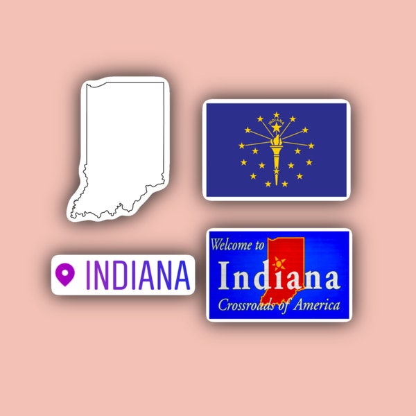 Indiana Sticker Pack - IN - Indiana