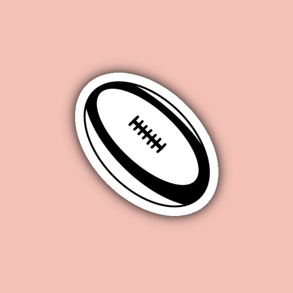 Shell Rugby Stickers Rugby Stickers - Etsy