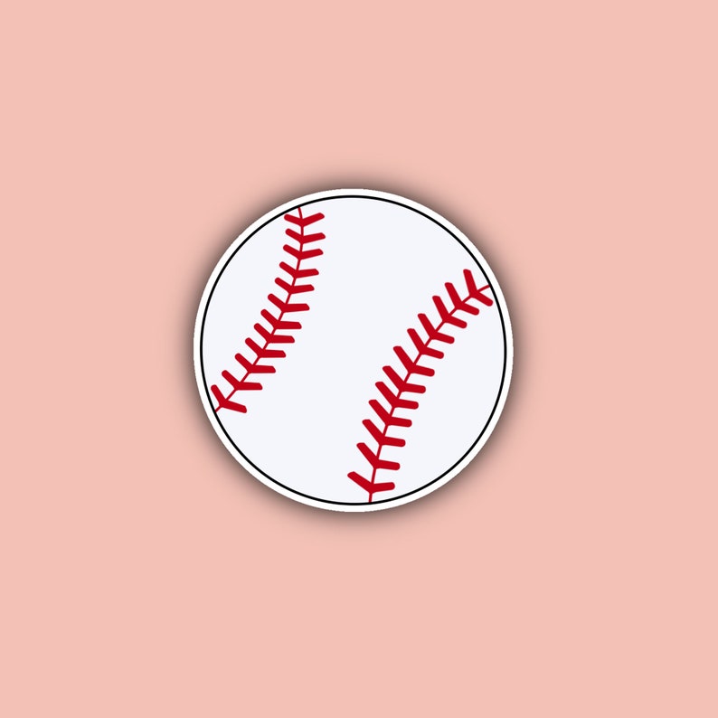 Baseball Sticker Waterproof - Etsy
