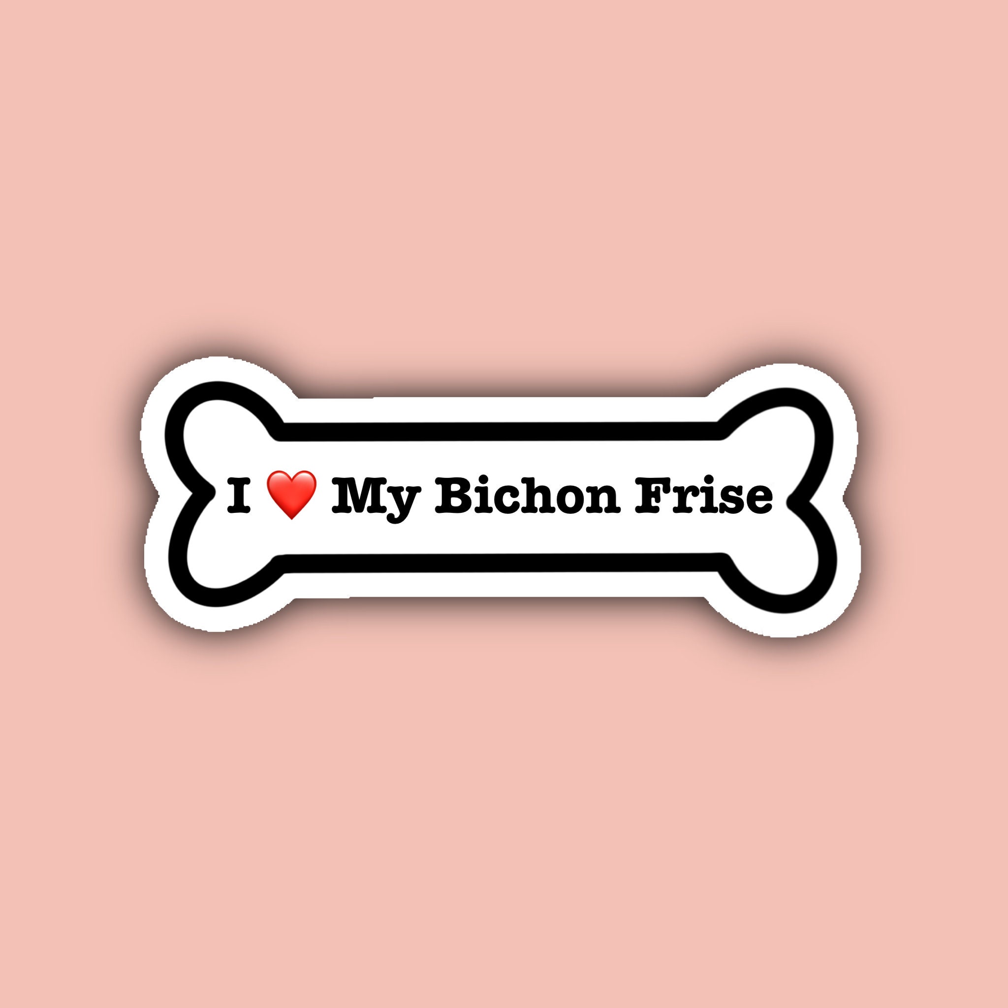Bichon Frise Sticker Pack Waterproof Dog Stickers Dogs Etsy