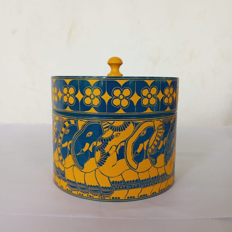 100% Handmade High Quality Sri Lankan Traditional Container Storage Box ...