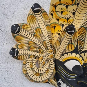 Handmade Sri Lankan Naga Raksha Mask |king Cobra Wall Decor ...