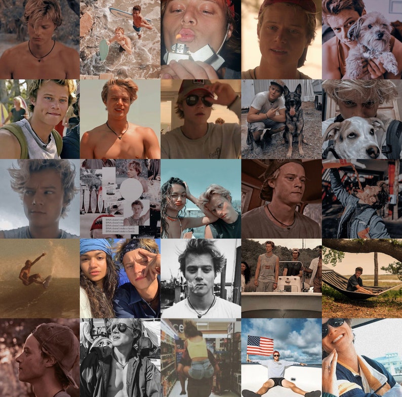 JJ outer banks aesthetic wall collage kit/ 76 uds Etsy México