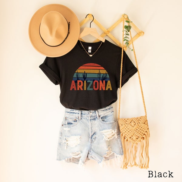 Arizona Southwest T-Shirt, Arizona Desert Vintage, Arizona Bachelorette, Desert Travel Tee, Road Trip Top, Desert Adventure, Cactus Shirt